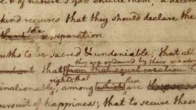'We hold these truths to be
self-evident.'" - Benjamin Franklin