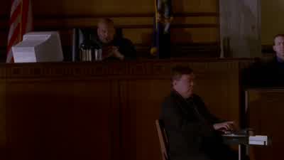-We were in this courtroom yesterday. - Criminal Minds