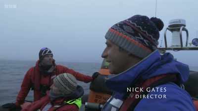 We were in glorious, becalmed,
blue sky, flat water conditions - Wild Isles