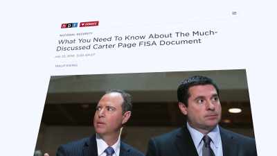 We had information in
there revealing that Comey - The Plot Against the President