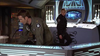 We just dropped out of hyperspace - Stargate: The Ark of Truth