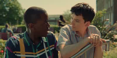 -We just got invited to a party! - Sex Education