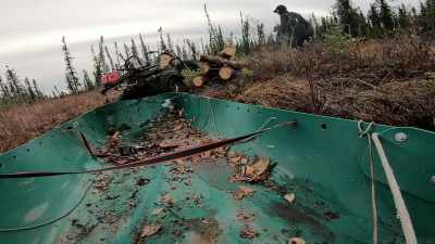 We just gotta get
my pants cut off, - Life Below Zero: Next Generation