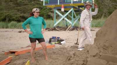 We just lost our entire
sculpture. Do we have a plan b? - Race Against The Tide