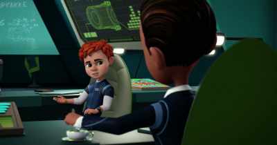 We were just trying to wake you up.
Class is about to start. - Spy Kids: Mission Critical
