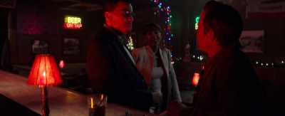 We were just, uh...
Just having dinner at Fellini's. - The Intruder