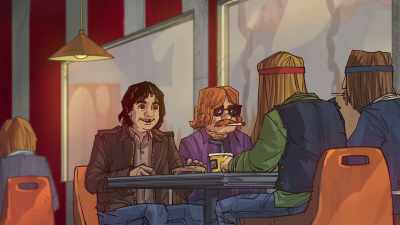 We were kind of
long-haired hippies - The Lebanese Burger Mafia