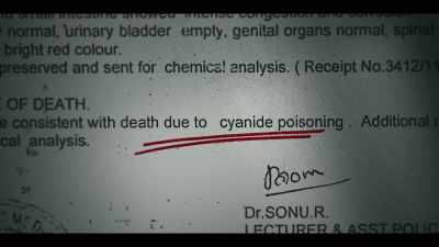 We know that cyanide immediately
shuts down respiration - Curry & Cyanide: The Jolly Joseph Case