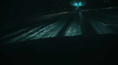 We leave and drive around
for an hour. - Demon House
