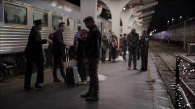 We leave in an hour.
Don't make me have to come find you. - The Christmas Train