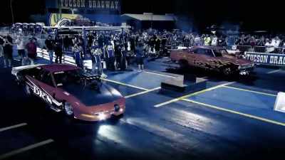 We let go the button
and away we went. - Street Outlaws No Prep Kings Team Attack