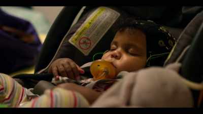 We let them sleep, - Babies