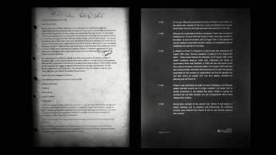 We looked at both documents, - No Stone Unturned