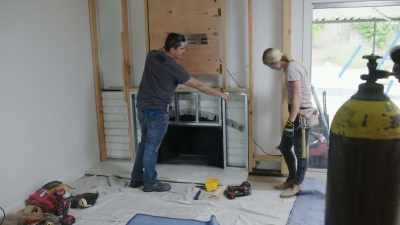 We looked at samples, - Help! I Wrecked My House