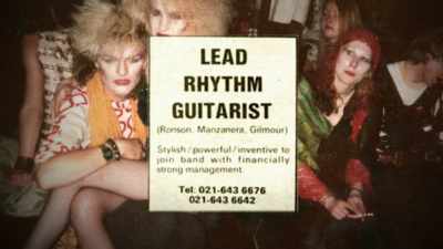 We were looking
for a guitar player - Duran Duran: There's Something You Should Know