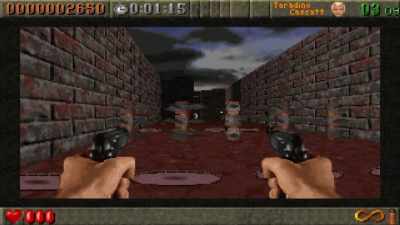 We modified the engine
to, like, have very tall walls. - FPS: First Person Shooter