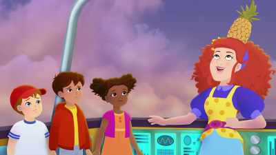 We must be in... the Pineapple Express! - The Magic School Bus Rides Again: The Frizz Connection