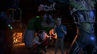 We must make egress!
Tobias, take my things! - Wizards: Tales of Arcadia
