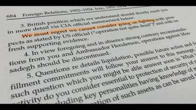 We must regret that we cannot consider going on fighting. - Coup 53