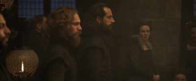 We must take up arms
with our defender Lord Moray. - Mary Queen of Scots