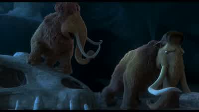 Oh we need a code wordYeah something that says The baby's comingHmm how about Aah the baby's comingHow's thatEh too longWe we need something short and punchy like uh peachesPeachesI love peachesThey They're sweet and round and fuzzy just like youYou think - Ice Age: Dawn of the Dinosaurs