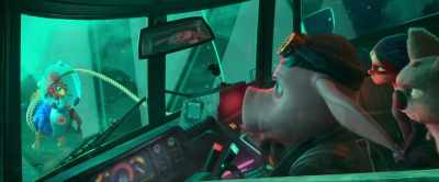 We need to divide and conquer.
Can you fly around the outside, - Hitpig!
