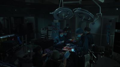 We need to do an off-pump modification
of the trap door technique. - The Good Doctor