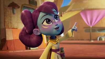 We need to figure out
how to rescue Taborr. Any ideas? - Star Wars: Young Jedi Adventures