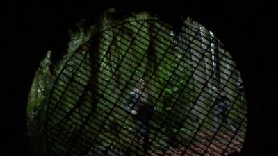 We need to hide. This way.
I found something. - The 100