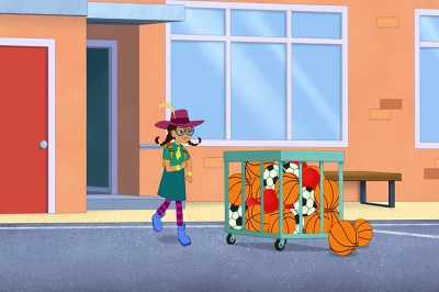 We need more ideas.
Let's get back outside and win this game! - The Magic School Bus Rides Again