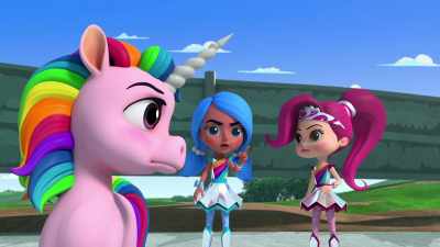 We need you on the mission.
Save the prairie dog, remember? - Rainbow Rangers