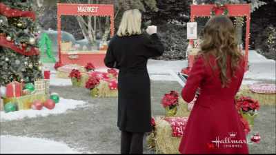 We need tables,
silver tablecloths, - Christmas at Pemberley Manor