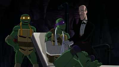 We needed a code word that
Batman would never normally say. - Batman vs Teenage Mutant Ninja Turtles