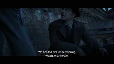 We needed him for questioning.
You killed a witness! - The Ninth