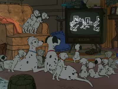 Perdy we better get these little nippers off to bedif we're going for a w a I kWe want to go too Mother Can we MotherWe never get to goCome along children BedtimeBut we're not a bit sleepyWe want to go for a walk in the parkDad can we Better do as your - One Hundred and One Dalmatians