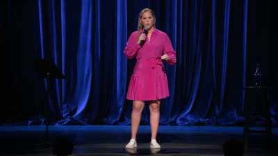 We never met him before.
Right before we go in, - Amy Schumer: Emergency Contact