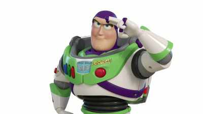 We never saw Buzz Lightyear
without his... They call it a snood, - Beyond Infinity: Buzz and the Journey to Lightyear