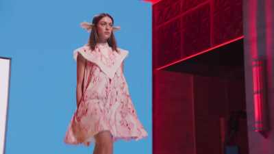 We notice her influences
from other designers, - Next in Fashion