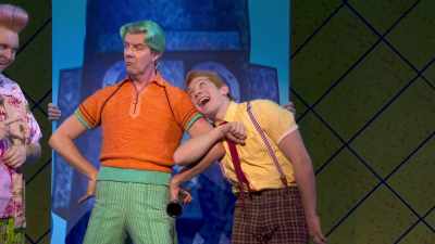 'We now follow
SpongeBob past the Treedome, - The SpongeBob Musical: Live on Stage!