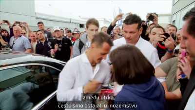 We often stayed
overseas between races, - Schumacher