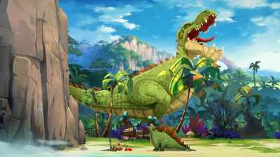 We only need one dino with
a roar like that around here. - Gigantosaurus