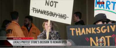 We open for Thanksgiving, you
only hire two security guards? - Thanksgiving