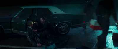 We packed in a hurry. We ran to the car - White Noise