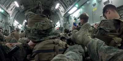 We were packed in
just like evacuees, - Escape from Kabul