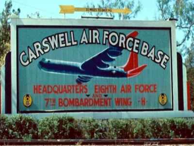 We parked inside this hangar
that was a motor pool, - Above Majestic