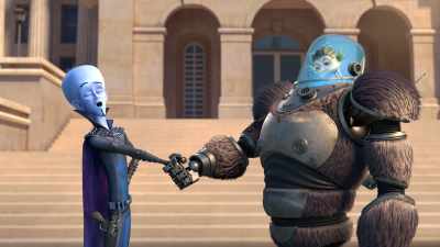 We part now on friendly terms. - Megamind vs. the Doom Syndicate