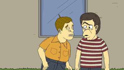 We were playing four square - Momma Named Me Sheriff