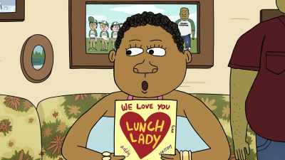 - We prefer to call you
Lunch Lady is all I'm saying, - Ten Year Old Tom