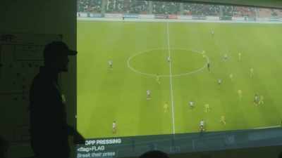 -We press.
-Yeah. So when they play
the ball back, it's pressing. - Mission to Burnley