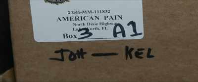 We pulled approximately
300 names from the patient files - American Pain
